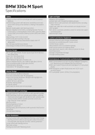 BMW 330e M Sport Spec Sheet (August 2021)_Page_2