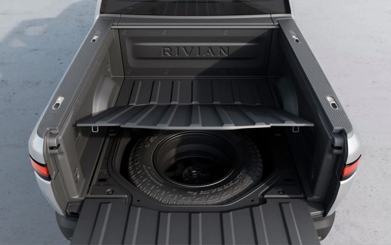 rivian r1t truck bed