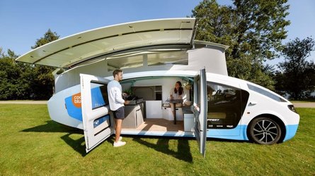 Solar-Powered Stella Vita Camper Has Pop-Up Roof, Pop-Out Panels