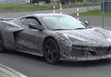 2023 Chevy Corvette Z06 Spied In Traffic Near The Nurburgring