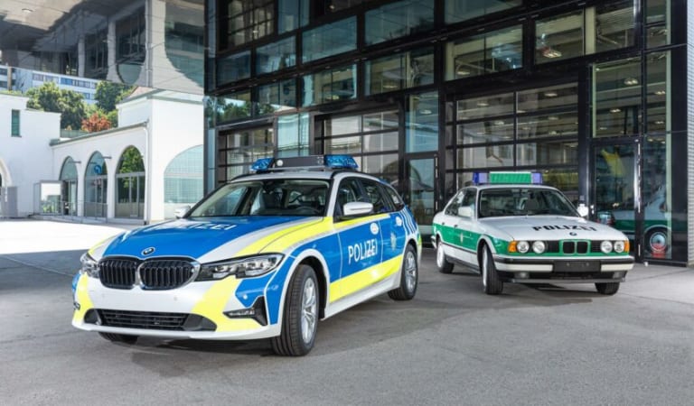 Bavarian BMW 3 Series Police Cars Get New Color Scheme