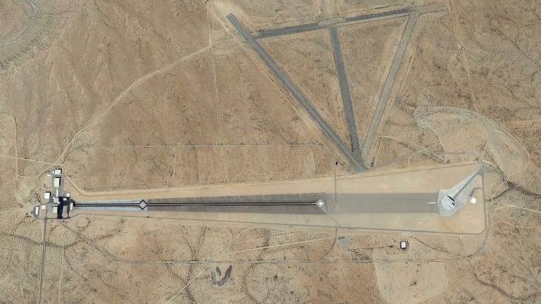 Mysterious Stealthy Shape That Resembles Future Fighter Concepts Spotted At Radar Test Range (Updated)