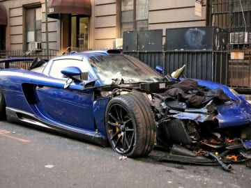 Gemballa Mirage GT Wrecked in NYC