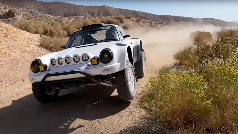 This Leaping 'Baja 911' Started Life as a Porsche Carrera Cabriolet