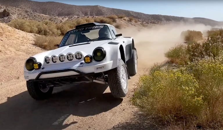 This Leaping 'Baja 911' Started Life as a Porsche Carrera Cabriolet